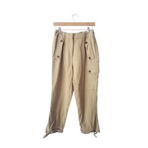 Reiss Newlyn Wool Blend Cargo Pants Beige/Tan Size US10